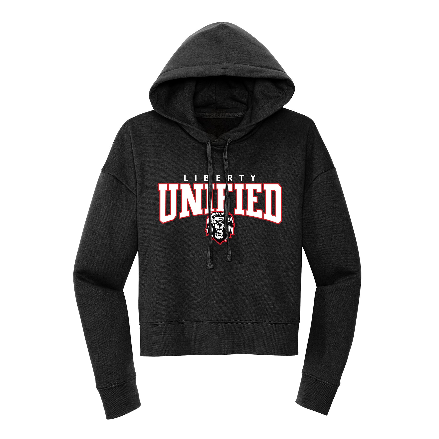 Liberty Unified Lion Cropped Hoodie