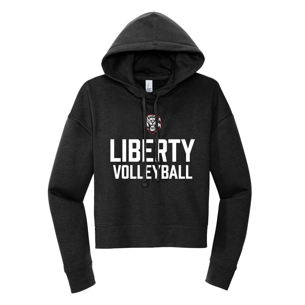 Liberty Volleyball Cropped Hoodie