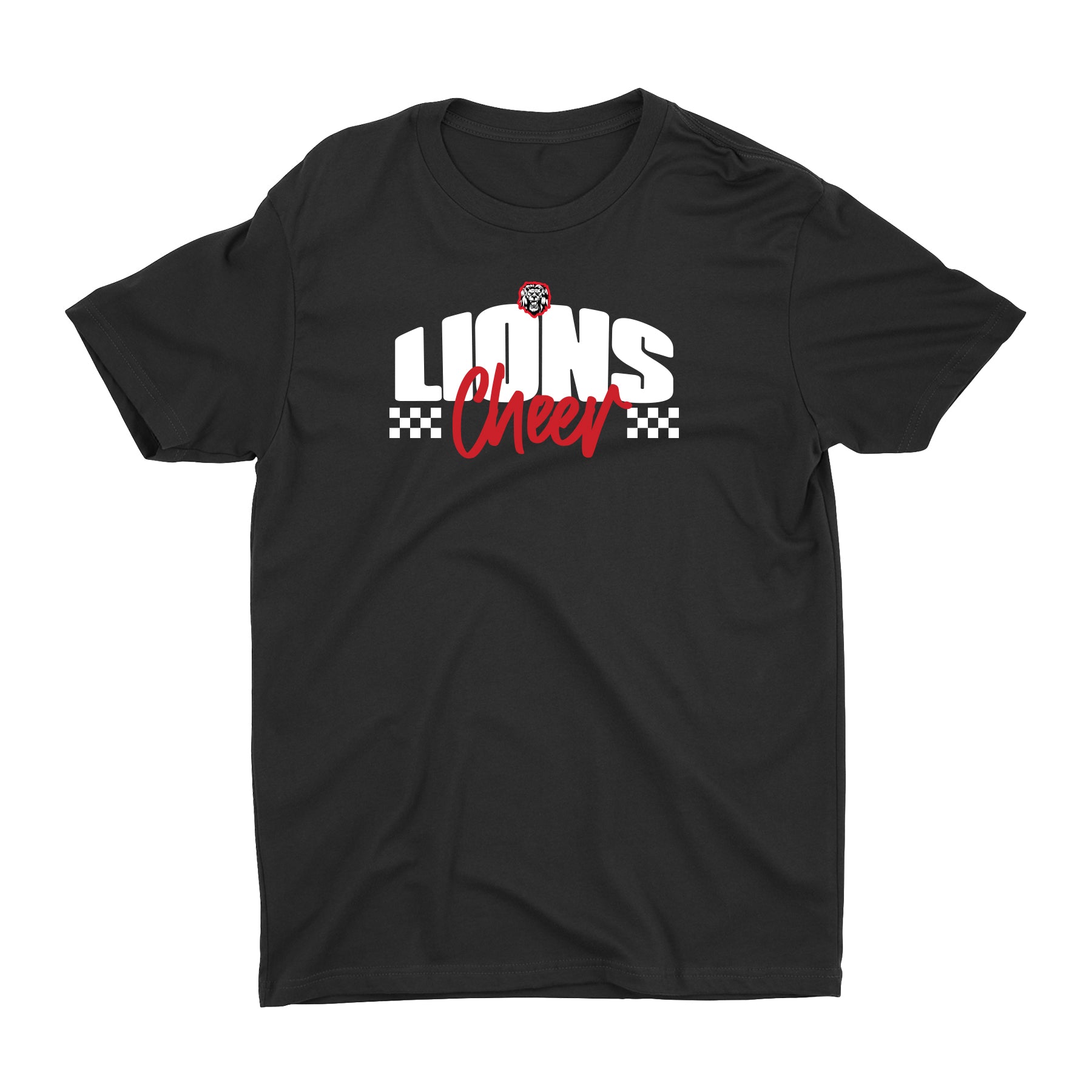 Lions Cheer Checkered Unisex Tee