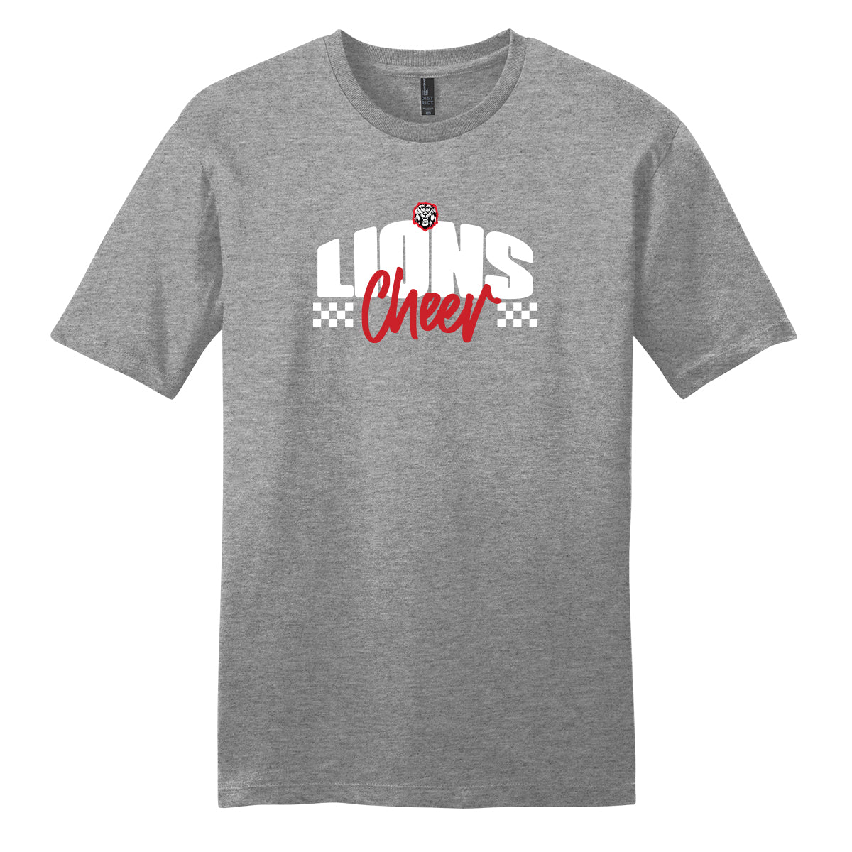 Lions Cheer Checkered Unisex Tee