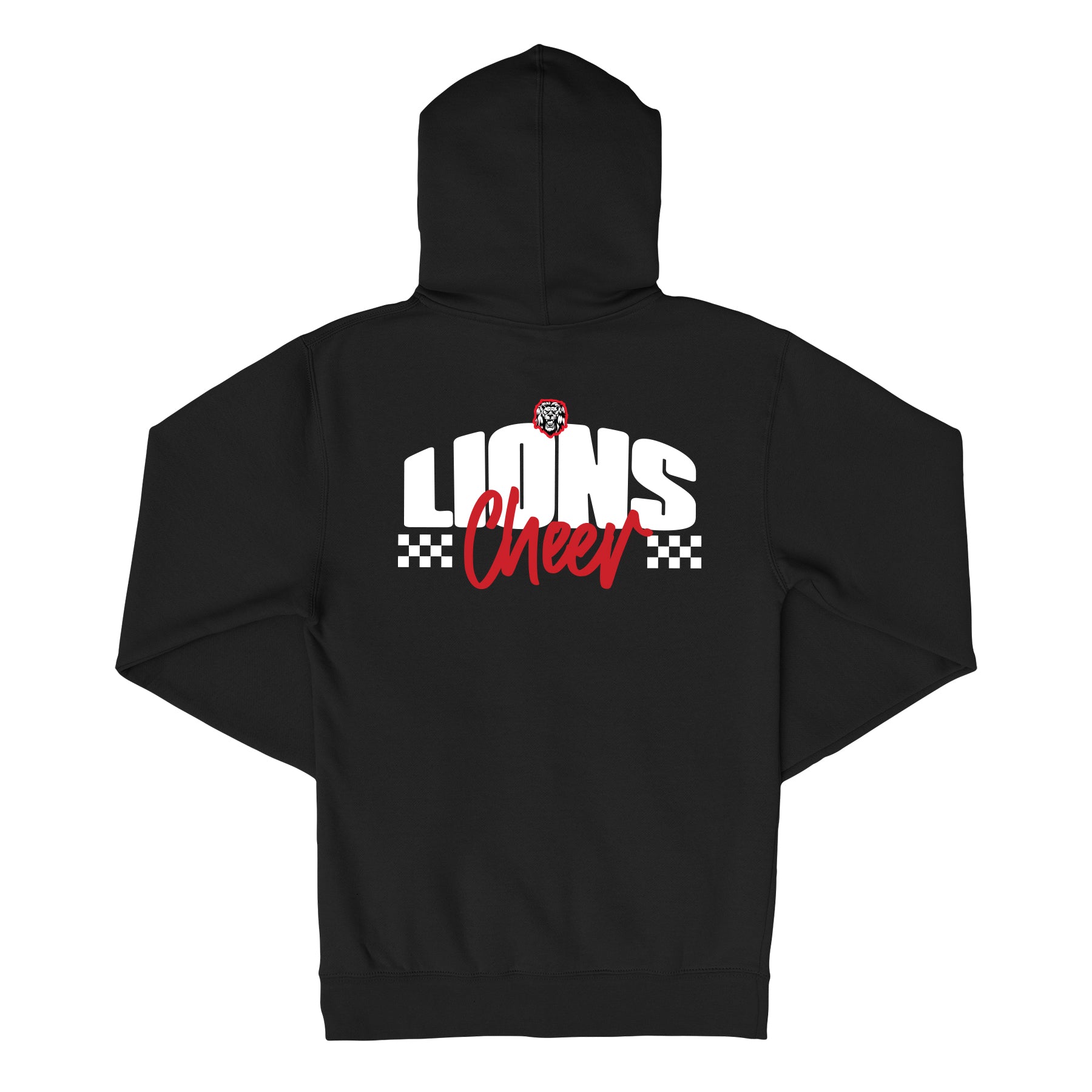 Lions Cheer Checkered Full Zip Sweatshirt