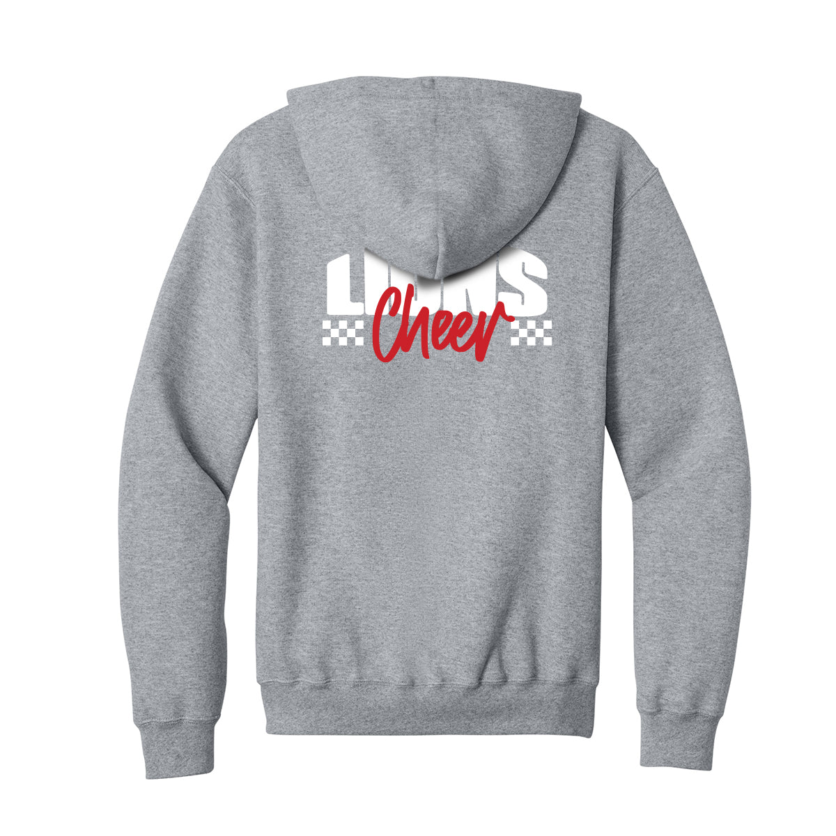 Lions Cheer Checkered Full Zip Sweatshirt