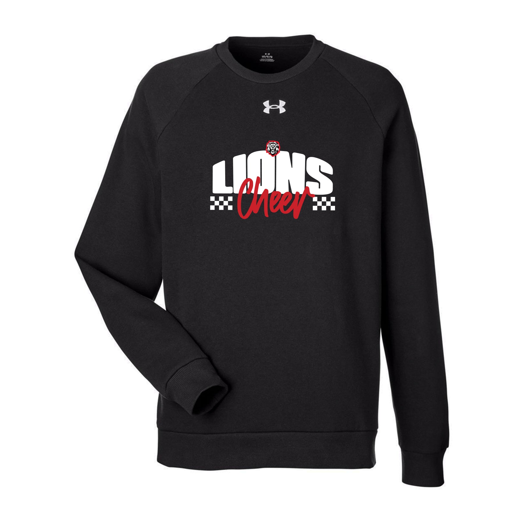 Lions Cheer Checkered Under Armour Crewneck Sweatshirt