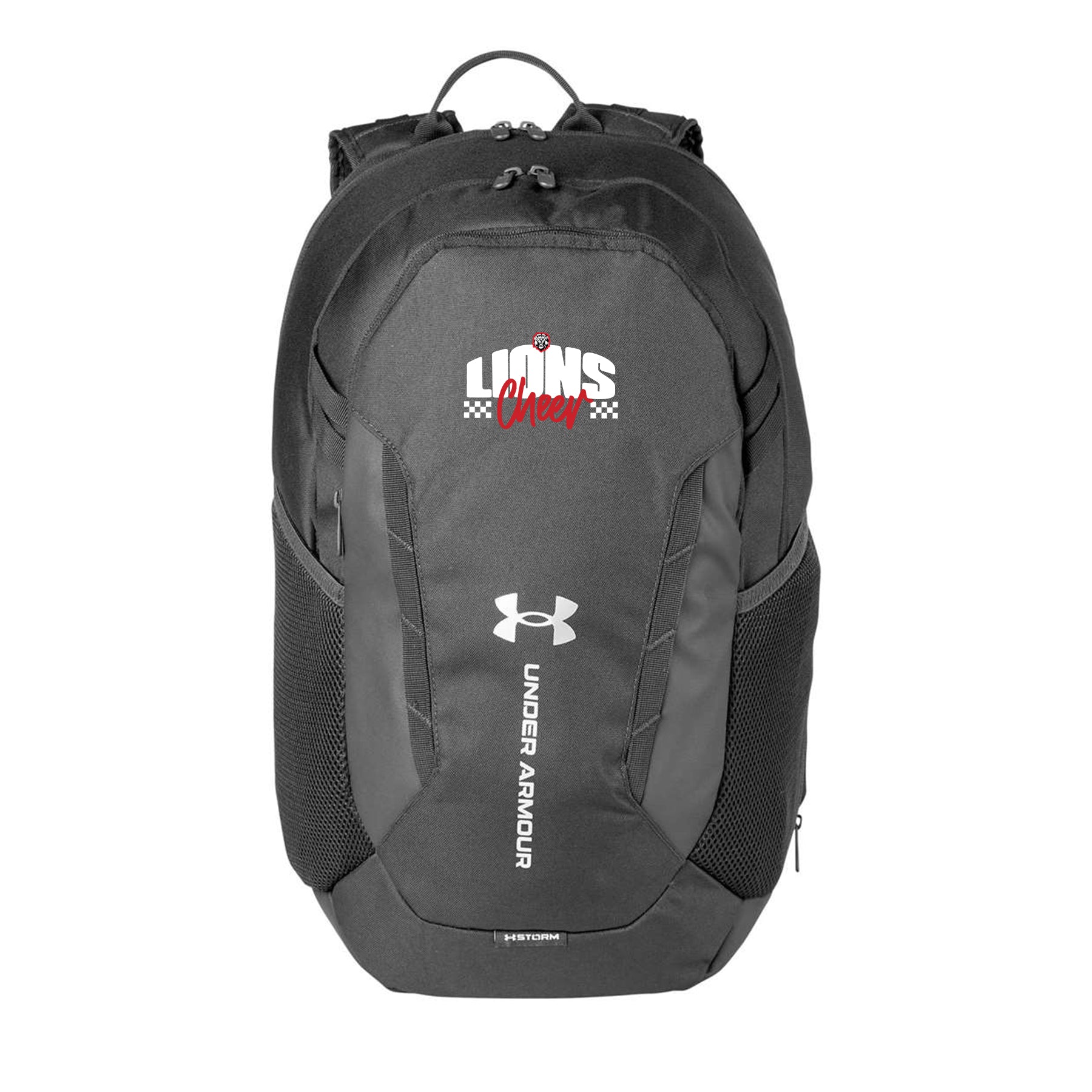 Lions Cheer Checkered Under Armour Hustle Backpack