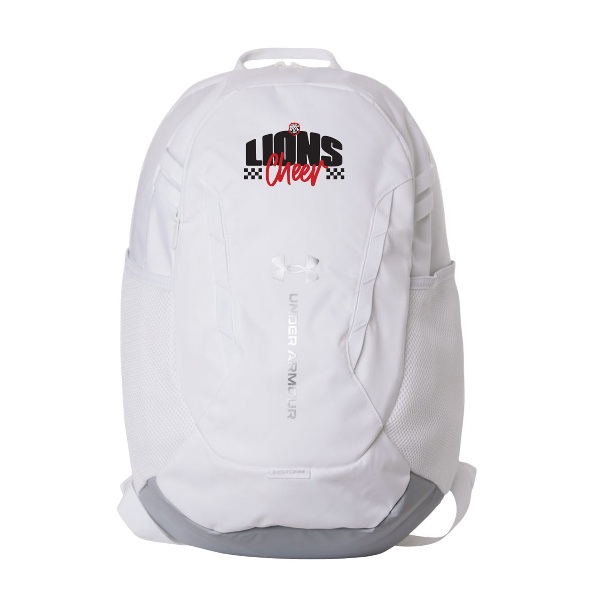 Lions Cheer Checkered Under Armour Hustle Backpack