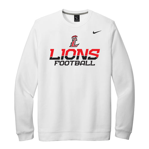 Lions Football (two color) Nike Crewneck Sweatshirt