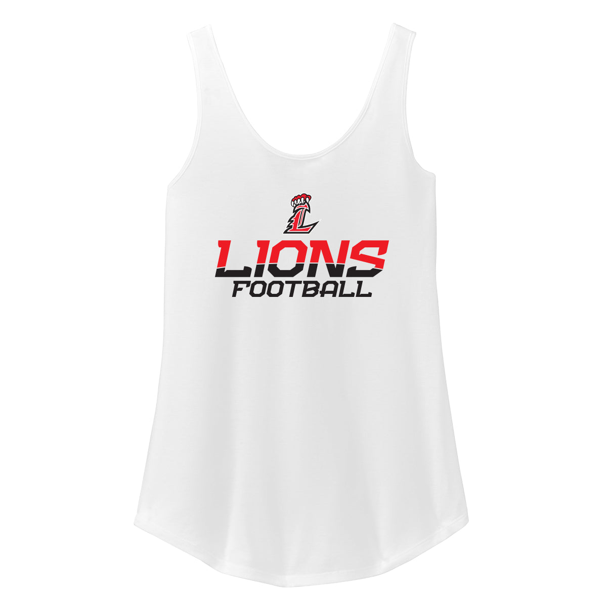 Lions Football (two color) Women's Tank Top