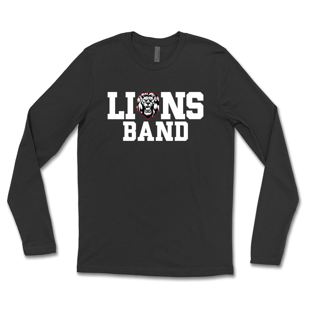 Lions Band (Lions Head) Unisex Long Sleeve Tee
