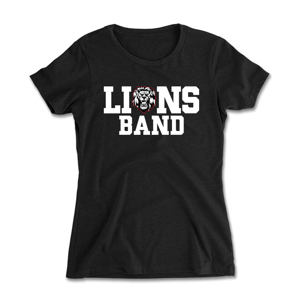 Lions Band (Lions Head) Women's Fitted Tee