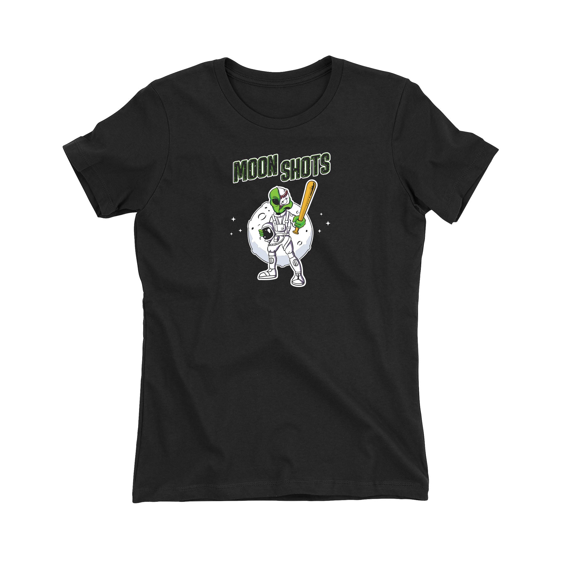 Moonshot Alien Women's Fitted Tee
