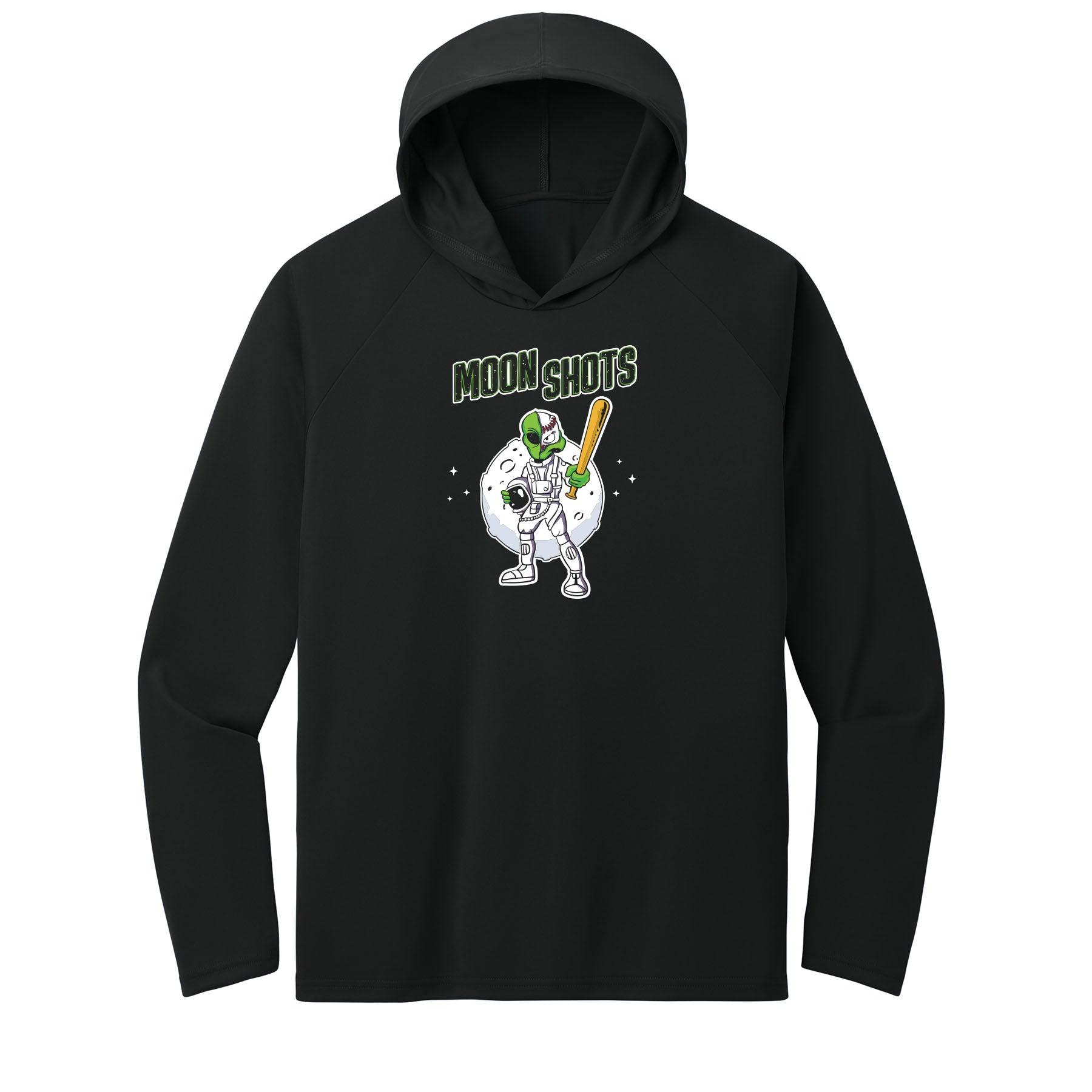 Moonshot Alien Performance Hooded Long Sleeve Tee
