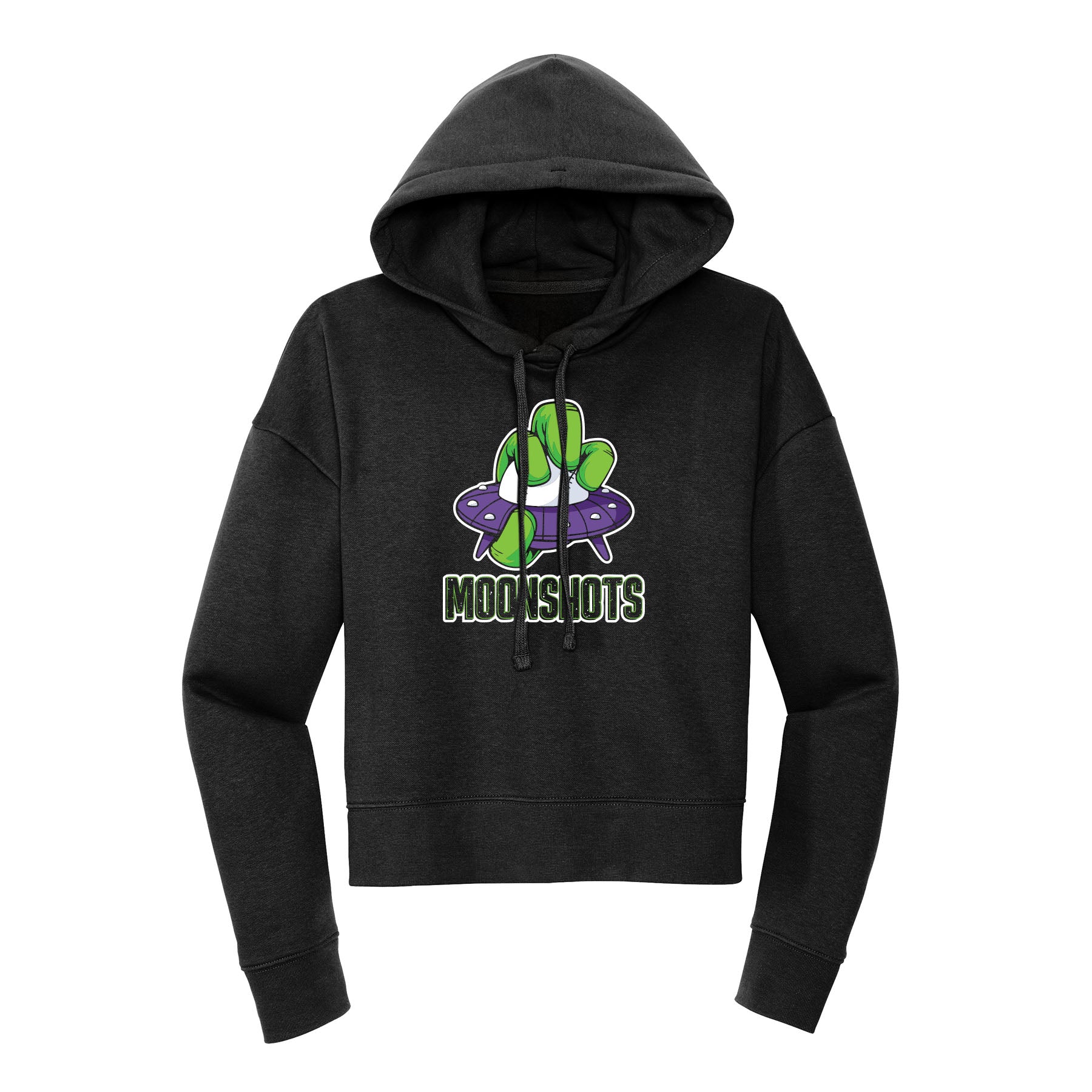 Moonshot Spaceship Cropped Hoodie