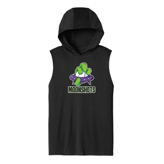 Moonshot Spaceship Unisex Dri Fit Hooded Tank