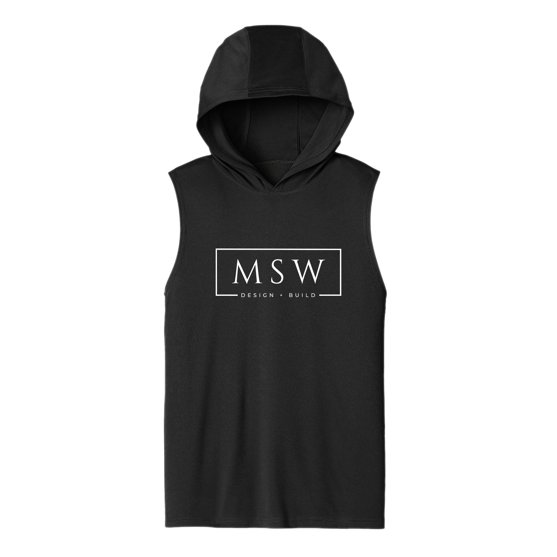 MSW Unisex Dri Fit Hooded Tank