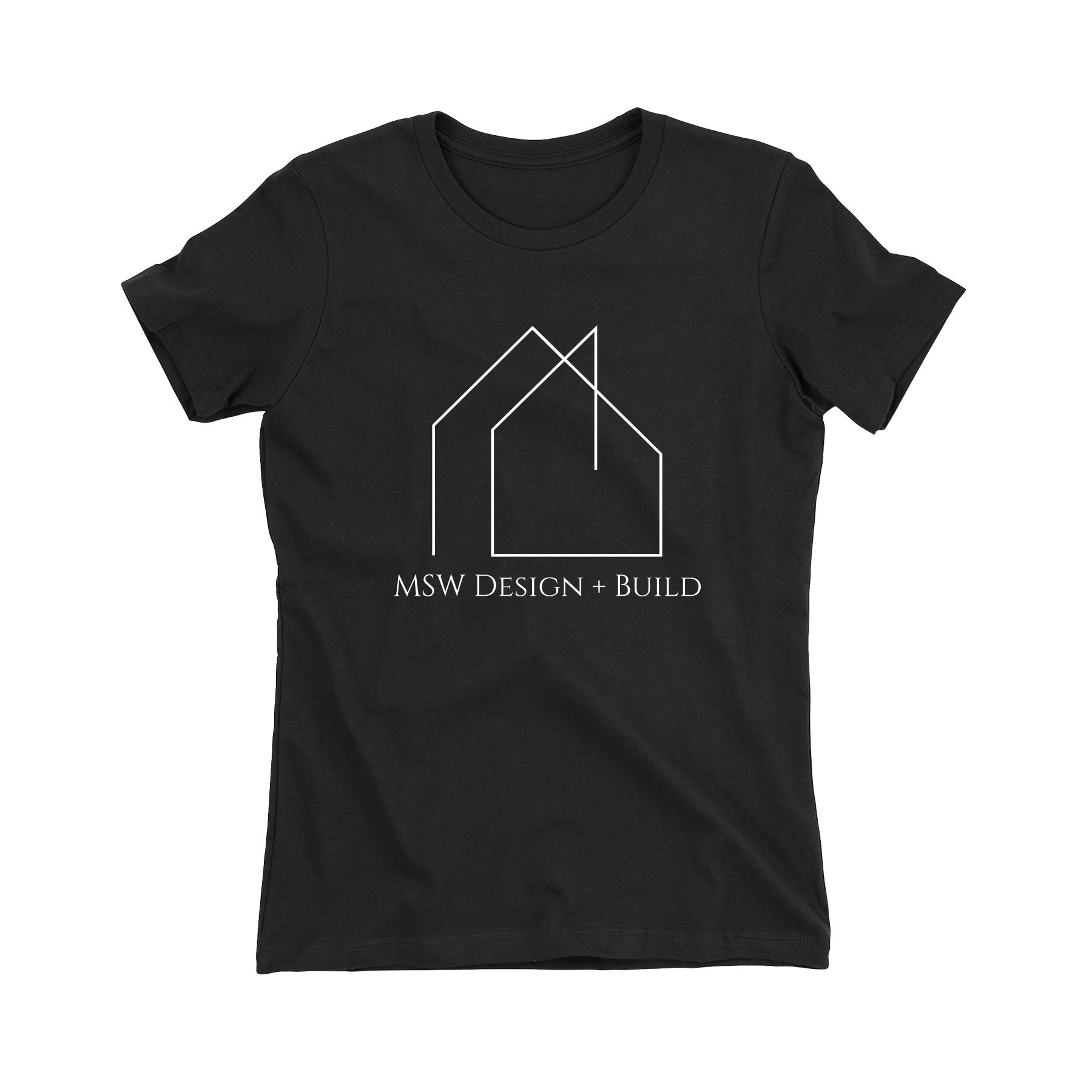 MSW Design and Build Women's Fitted Tee
