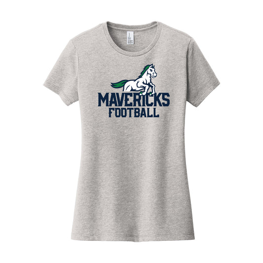 Mavericks Football  Women's Fitted Tee
