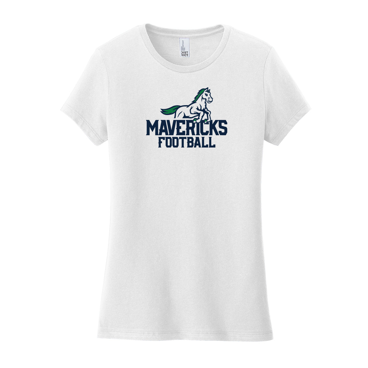 Mavericks Football  Women's Fitted Tee