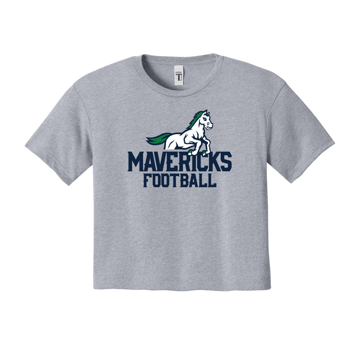 Mavericks Football Cropped Tee