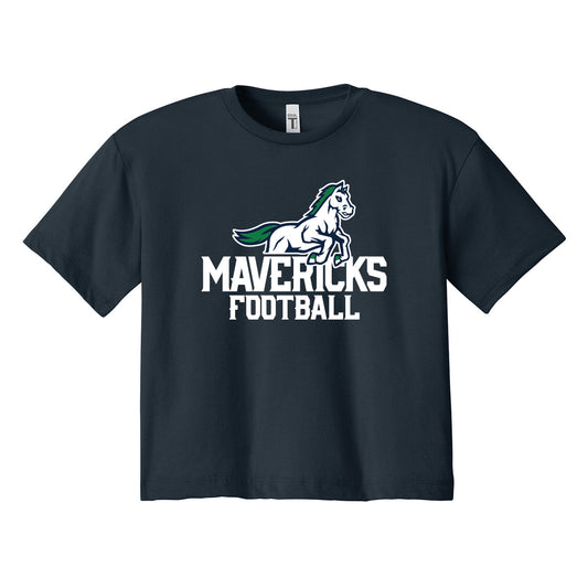 Mavericks Football Cropped Tee