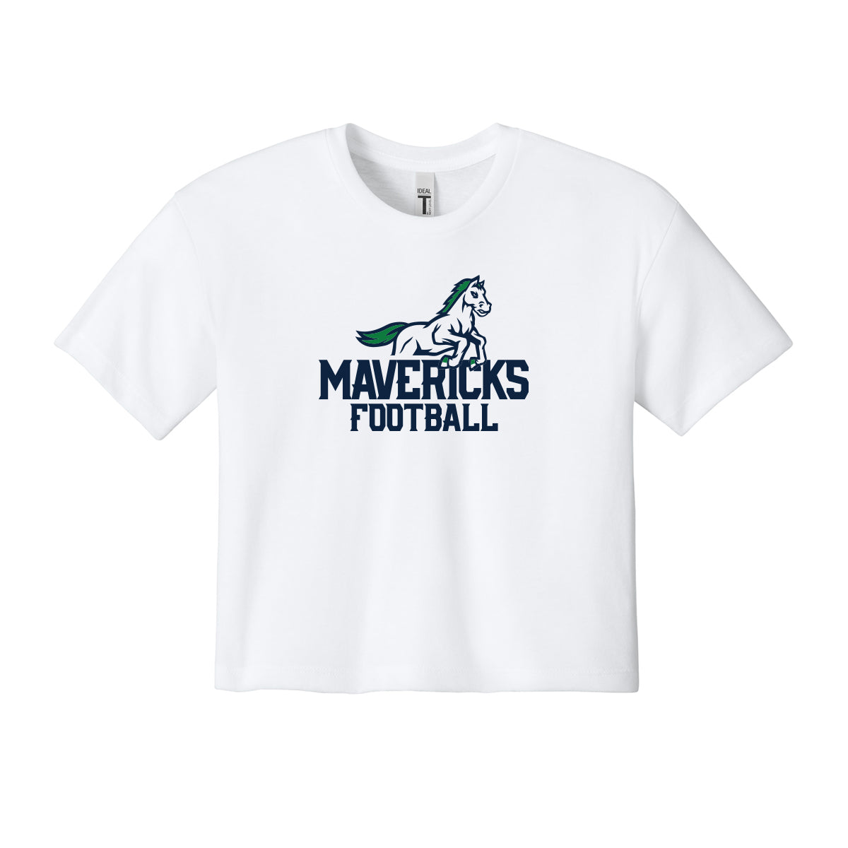 Mavericks Football Cropped Tee