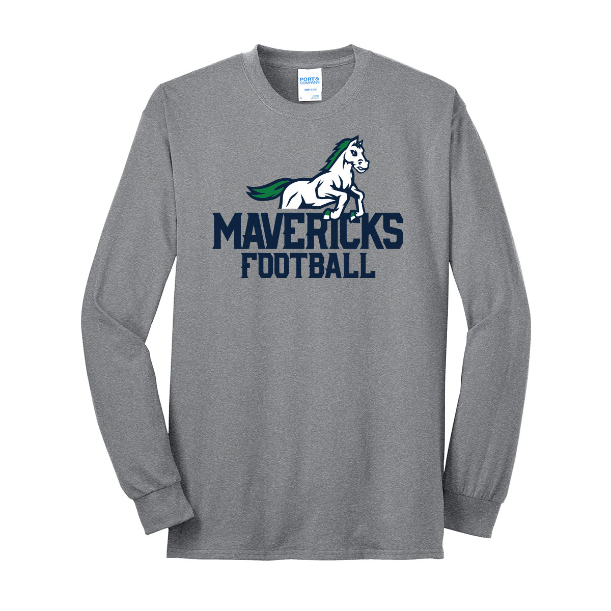 Mavericks Football  Long Sleeve Tee