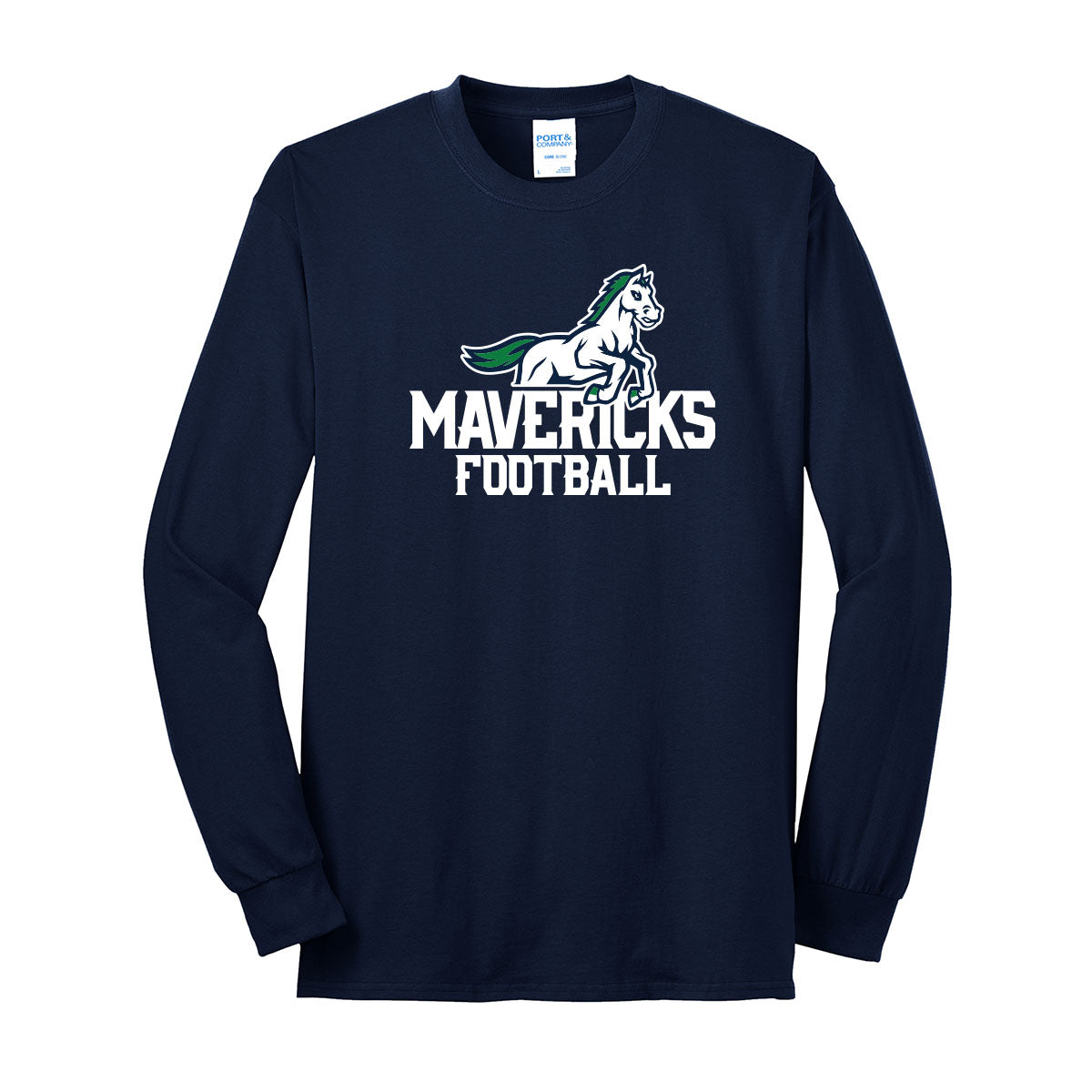 Mavericks Football  Long Sleeve Tee