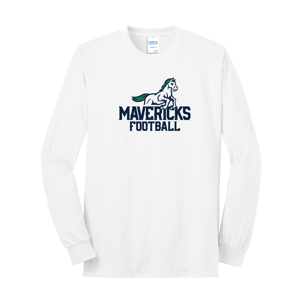 Mavericks Football  Long Sleeve Tee