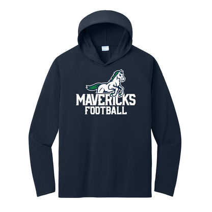 Mavericks Football Performance Hooded Long Sleeve Tee