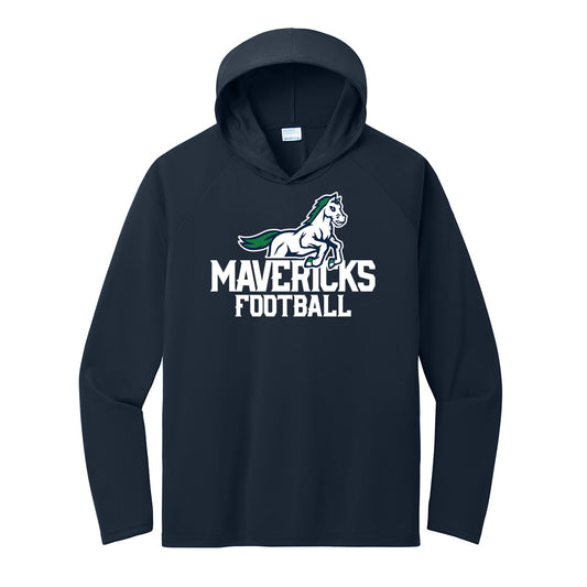 Mavericks Football Performance Hooded Long Sleeve Tee