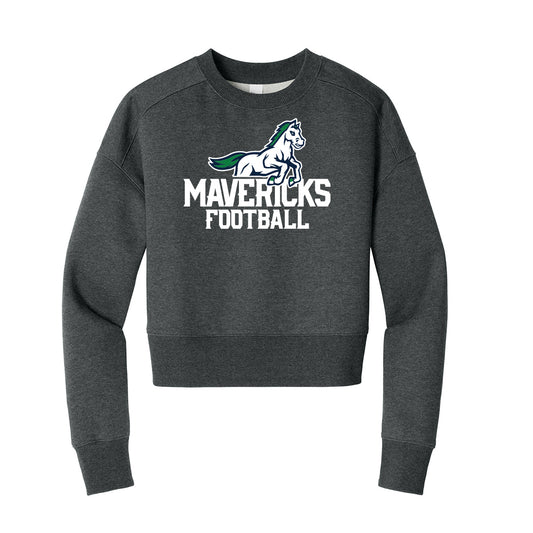 Mavericks Football Cropped Crewneck Sweatshirt