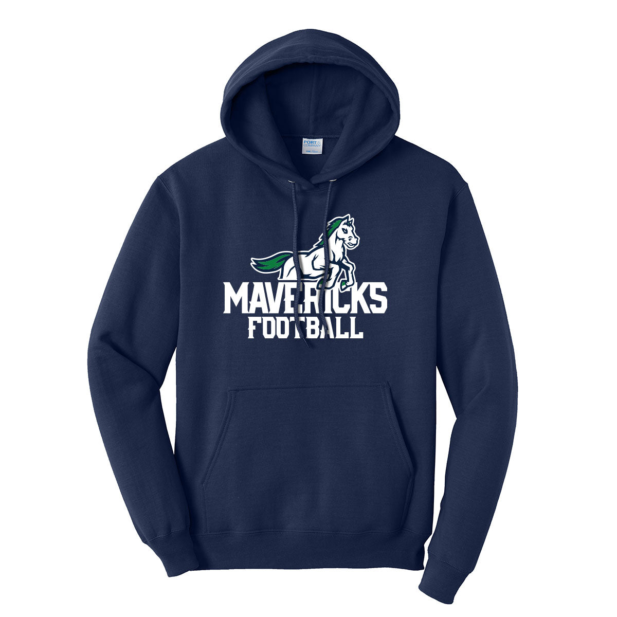 Mavericks Football Stacked Hoodie