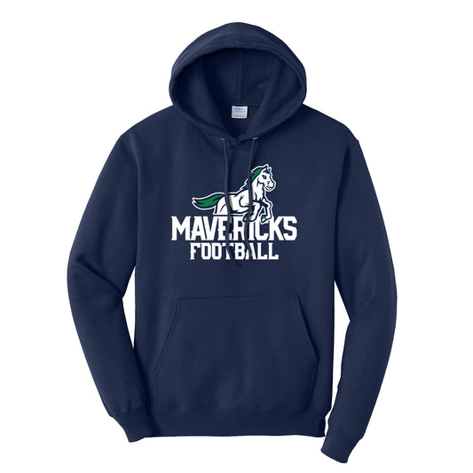 Mavericks Football Stacked Hoodie