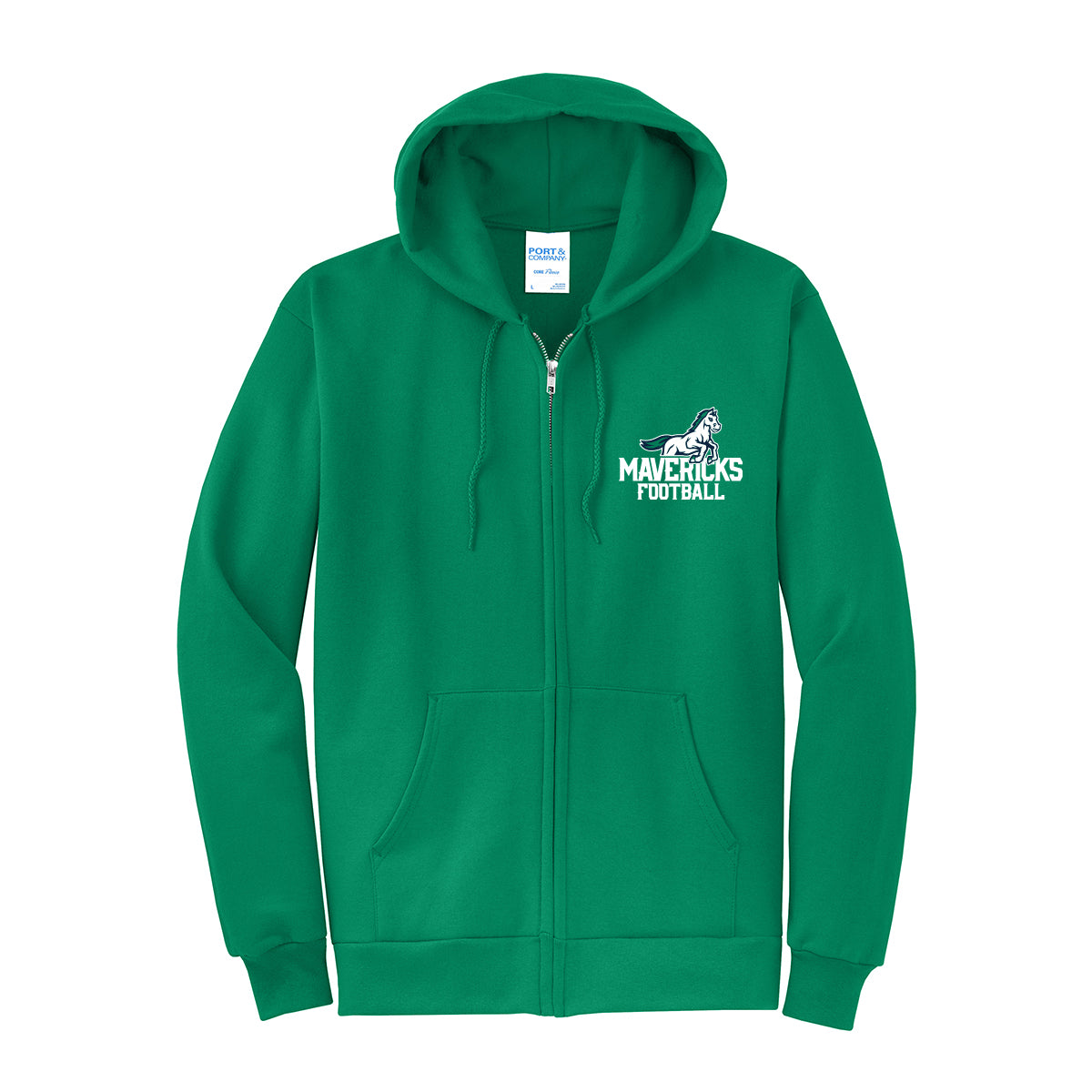 Mavericks Football Full Zip Sweatshirt