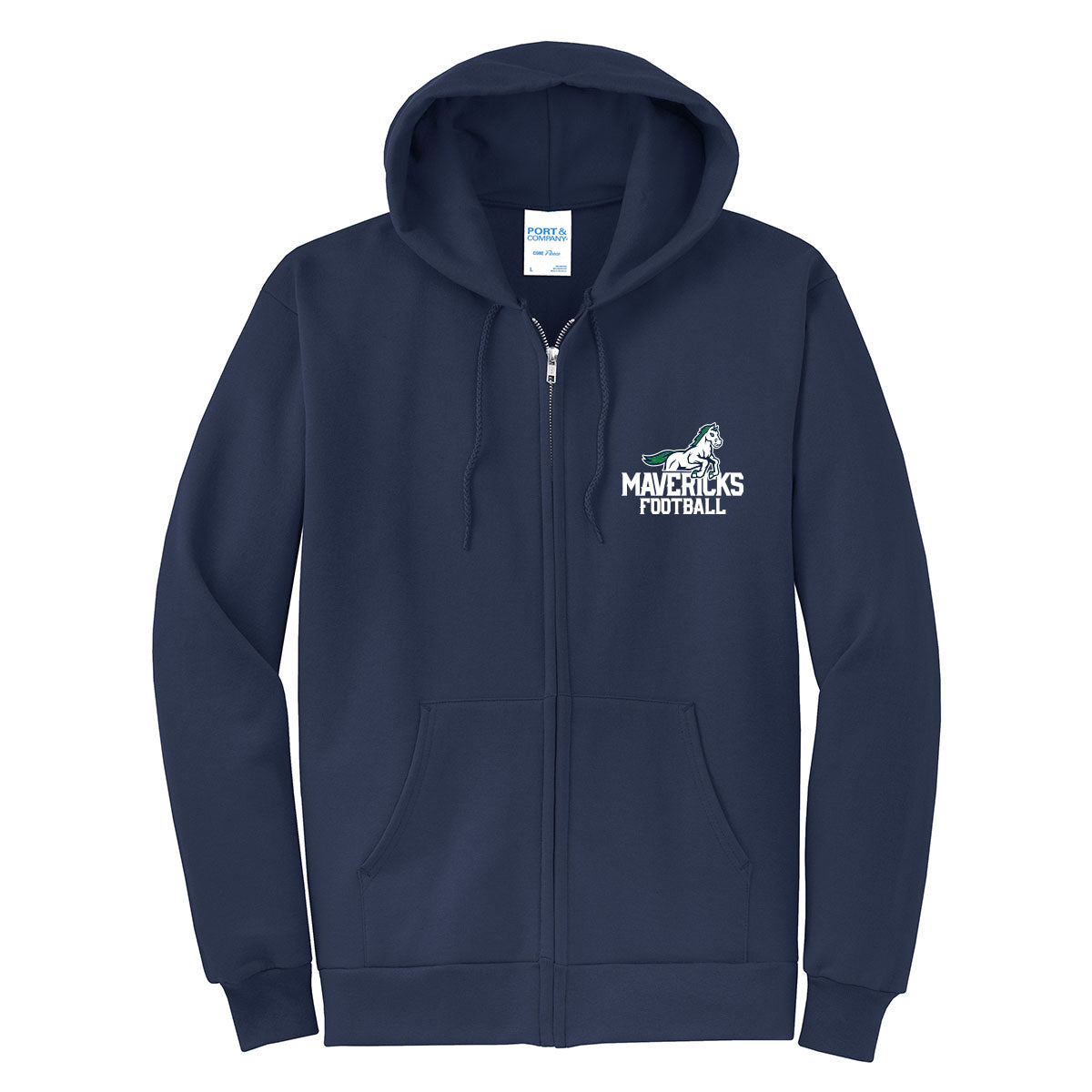 Mavericks Football Full Zip Sweatshirt