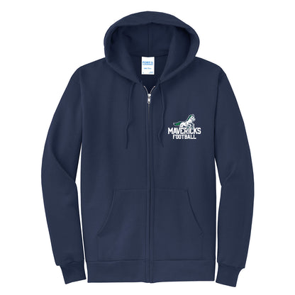Mavericks Football Full Zip Sweatshirt