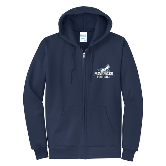 Mavericks Football Full Zip Sweatshirt