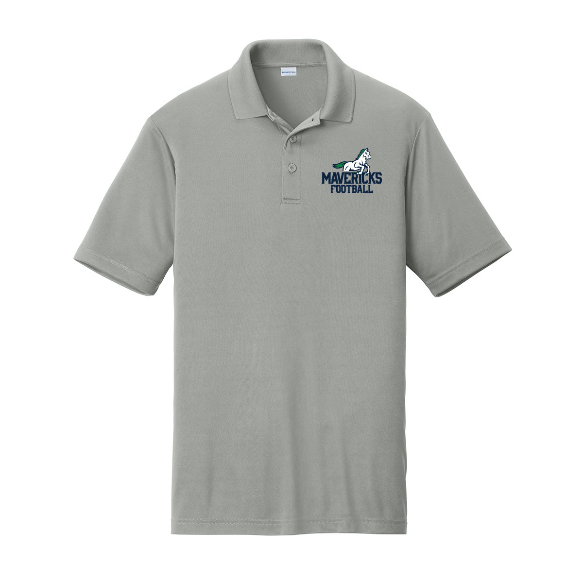Mavericks Football Performance Polo (Unisex or Womens Fit)