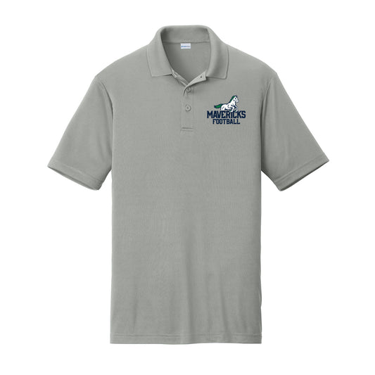 Mavericks Football Performance Polo (Unisex or Womens Fit)