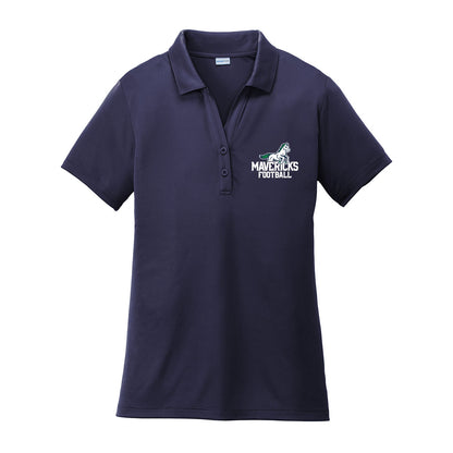 Mavericks Football Performance Polo (Unisex or Womens Fit)