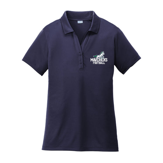 Mavericks Football Performance Polo (Unisex or Womens Fit)