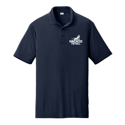 Mavericks Football Performance Polo (Unisex or Womens Fit)