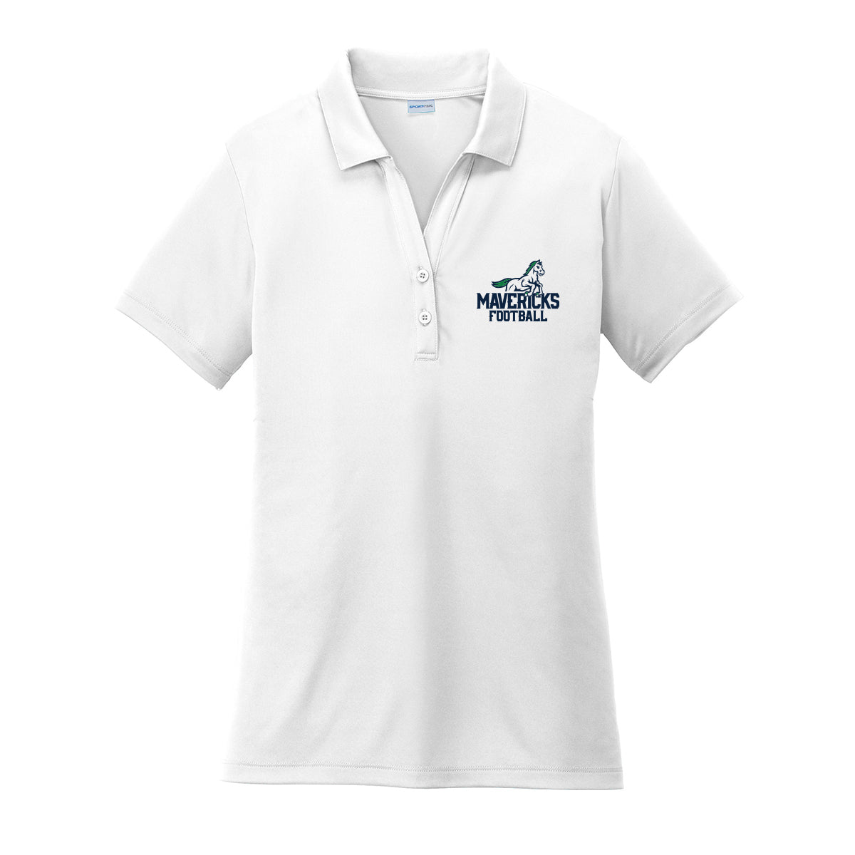Mavericks Football Performance Polo (Unisex or Womens Fit)