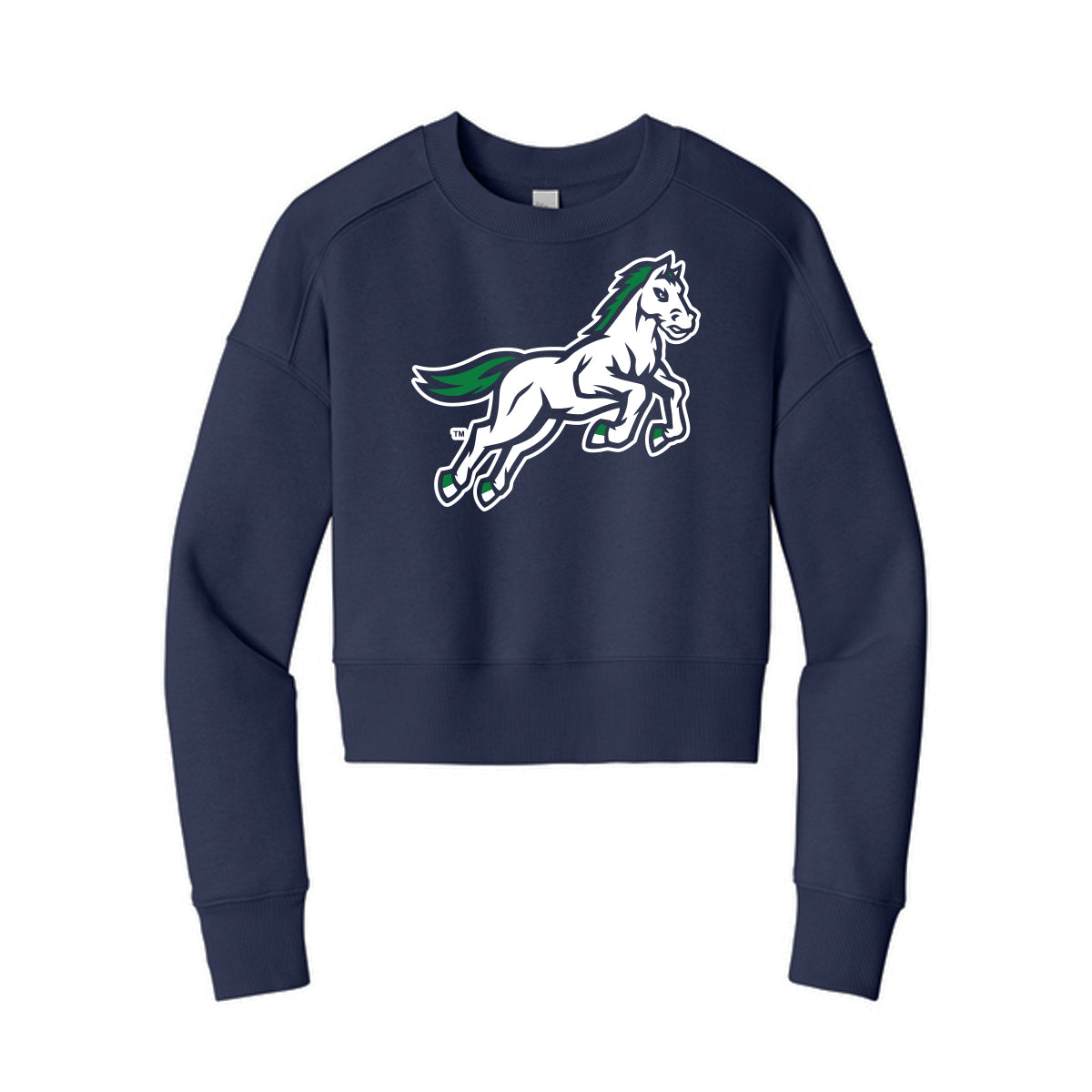 Mavericks Cropped Crewneck Sweatshirt