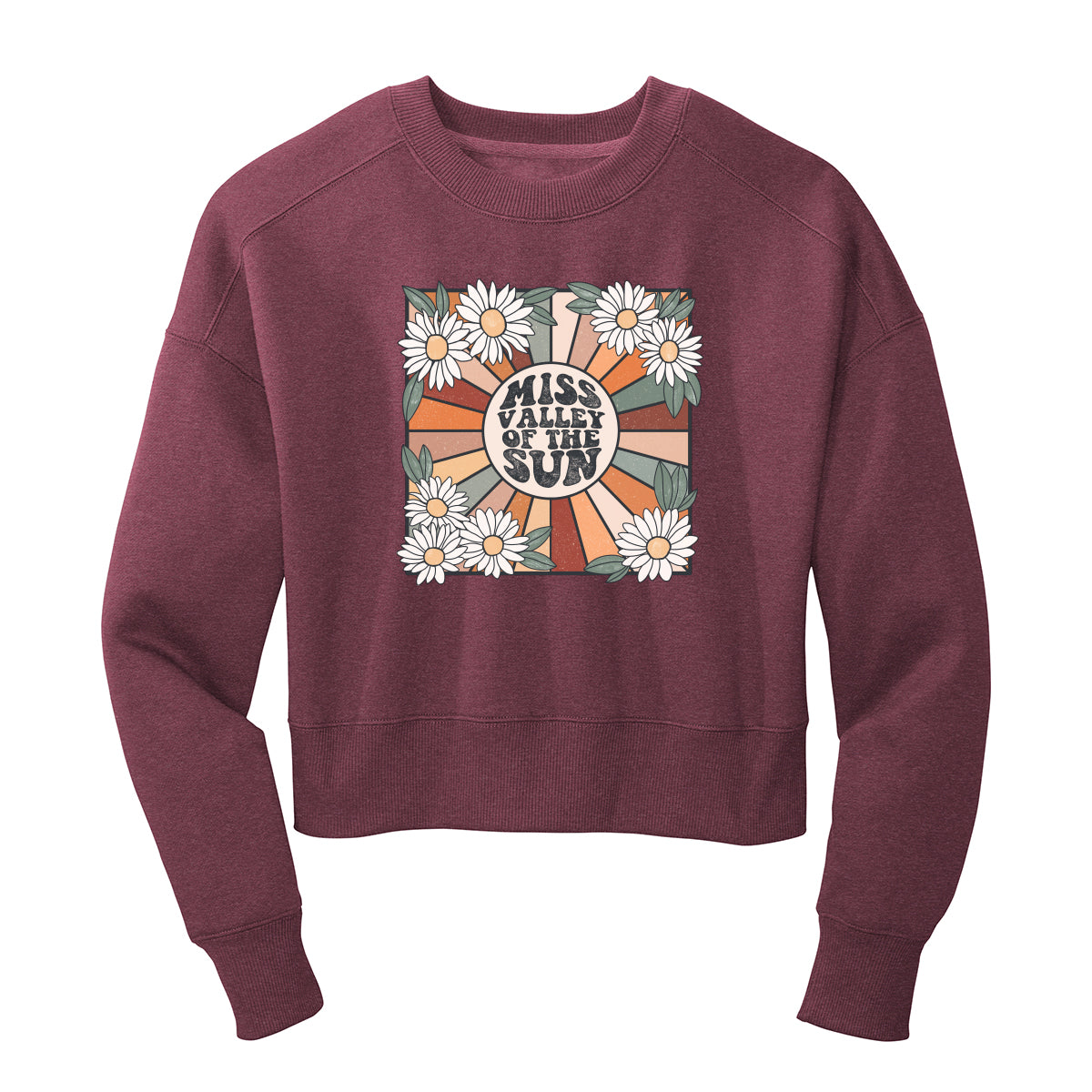 Groovy MVOTS Cropped Crewneck Sweatshirt