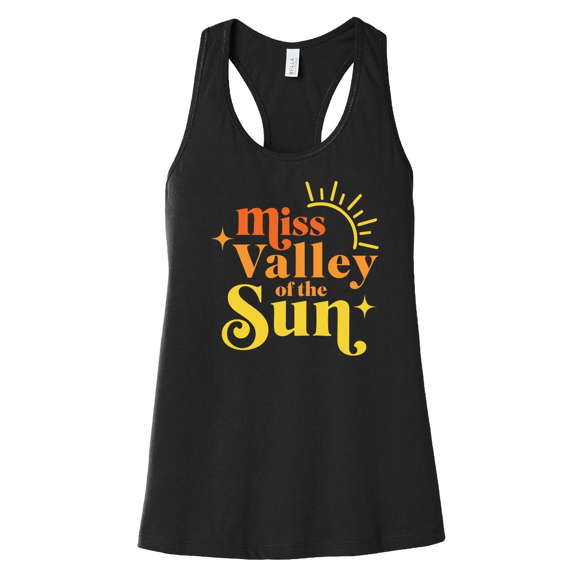 Miss Valley Of The Sun Women's Racerback Tank