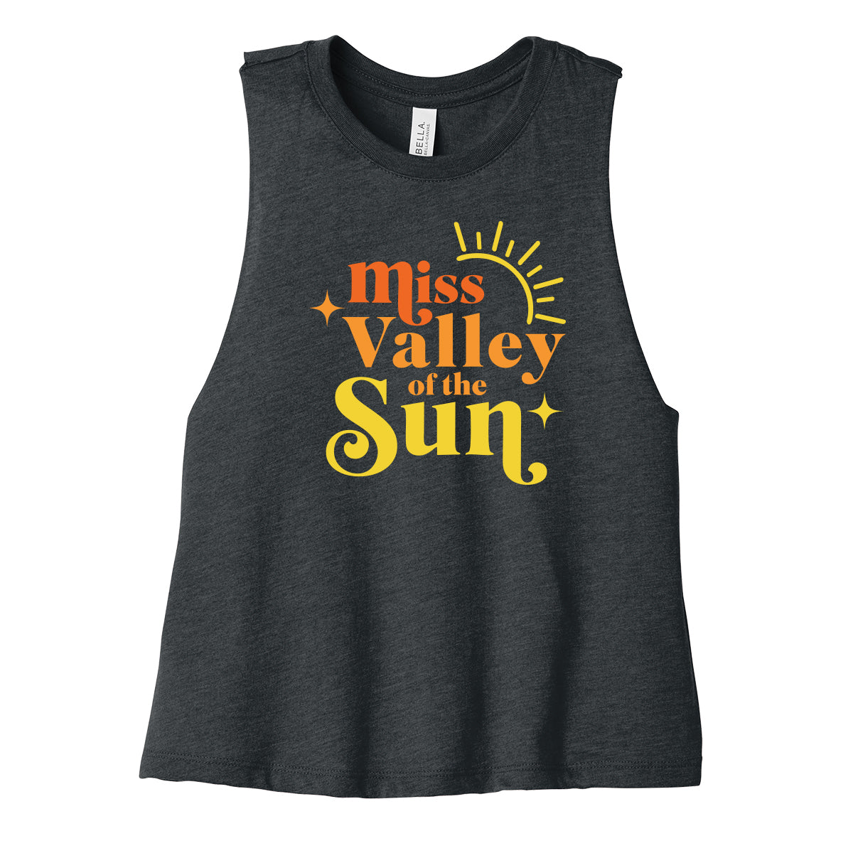 Miss Valley Of the Sun Cropped Racerback Tank