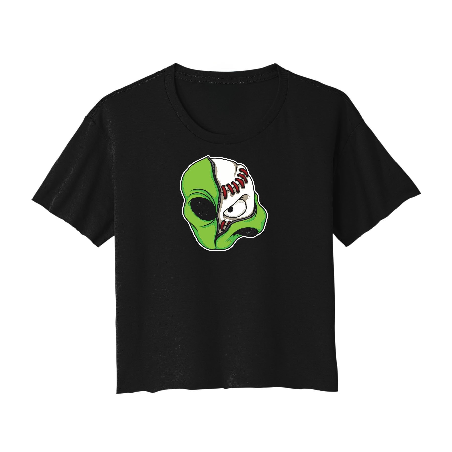 Moonshot Alien Ball Cropped Tee