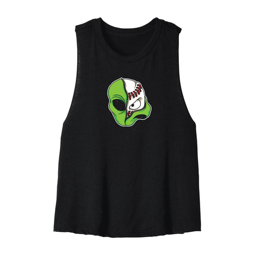 Moonshot Alien Ball Women's Cropped Tank
