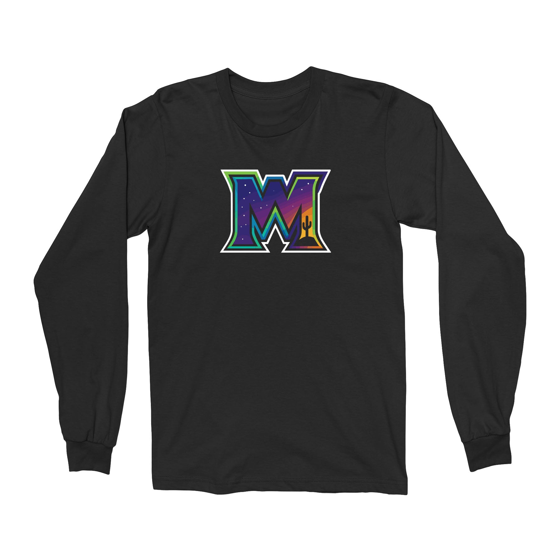 Moonshots M Baseball Long Sleeve Tee