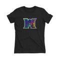 Moonshots M Baseball Women's Fitted Tee